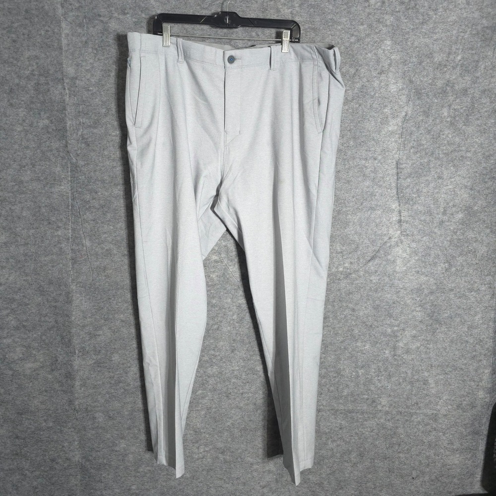 Tommy Bahama Boracay Pants Men 42x32 Light Gray Performance Travel Golf Straight